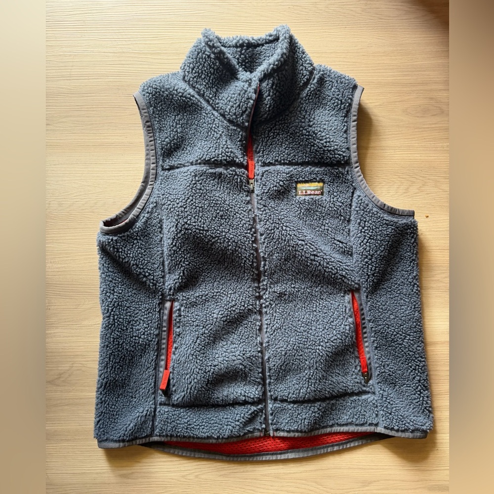 Men's Bean's Sherpa Vest size XL